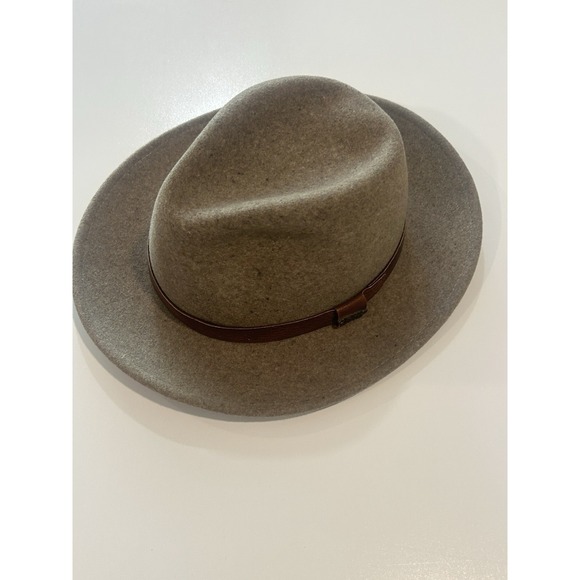 Orvis Other - Orvis Crushable Packable Water Repellent Wool Felt Fedora Hat Large Made USA
